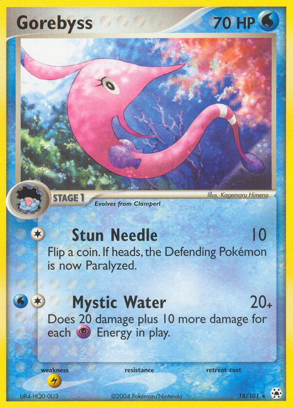 EX Hidden Legends Holo Gorebyss #18/101